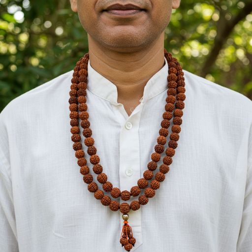 Rudraksha Japa Mala 108: A Powerful Tool for Spiritual Growth