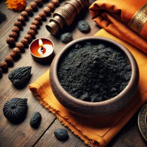 MAYAPURI Black Tilak Mitti – A Sacred Essence of Devotion