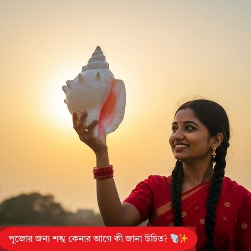 পুজোর জন্য শঙ্খ কেনার আগে কী জানা উচিত? 🐚✨
