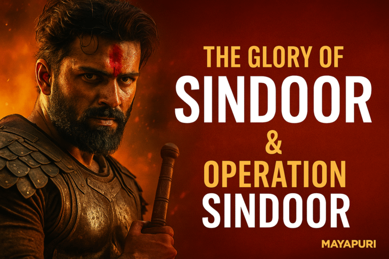 The Glory of Sindoor and The Symbolism of Operation Sindoor A Sanatan Perspective