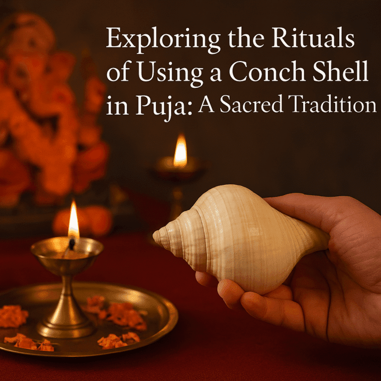 Exploring the Rituals of Using a Conch Shell in Puja: A Sacred Tradition
