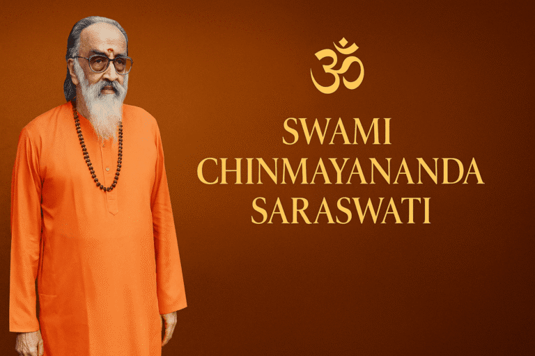 🔴Swami Chinmayananda Saraswati – The Torchbearer of Vedanta